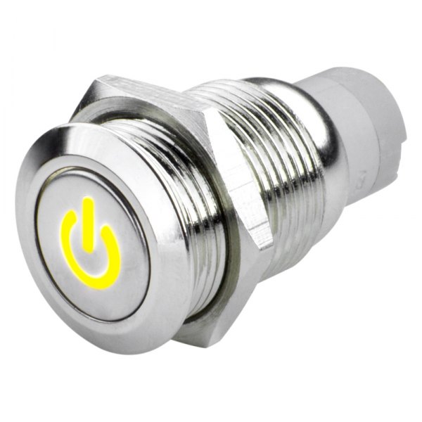  Oracle Lighting® - Flush Mount Power Symbol Yellow LED Switch