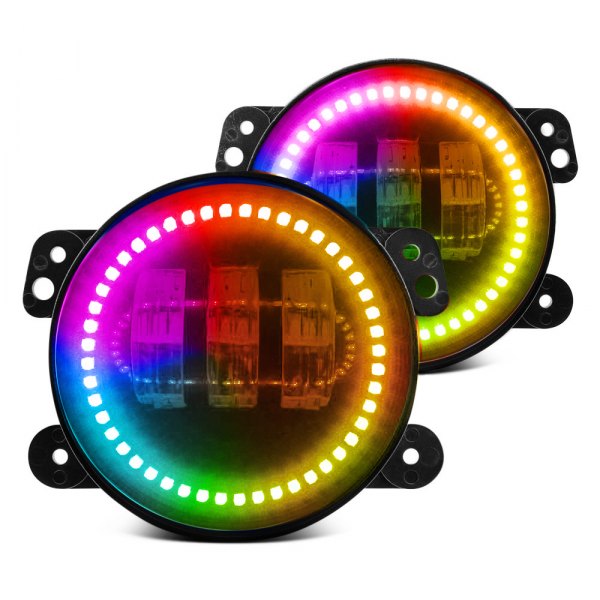 Oracle Lighting® - High Powered LED Fog Lights With Color Halo