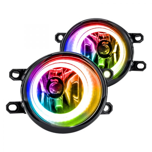 Oracle Lighting® - Factory Style Fog Lights with ColorSHIFT SMD LED Halos Pre-installed, Toyota Tacoma