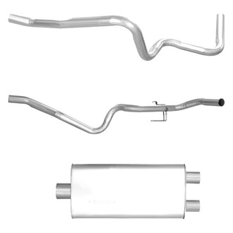 Original Exhaust Manufacturers® - Exhaust Muffler with Driver and Passenger Side Tailpipes Kit