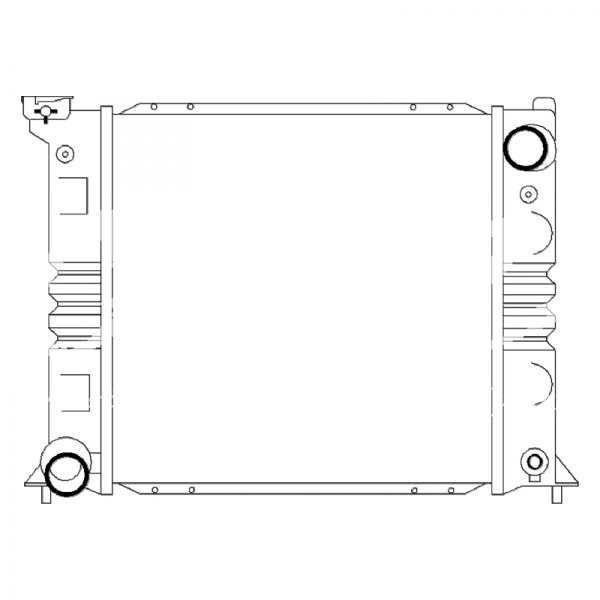 OSC Heat Transfer Products® - Engine Coolant Radiator