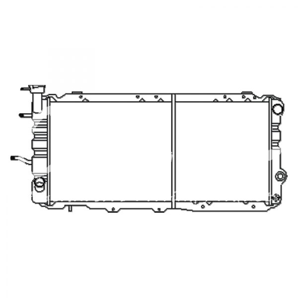 OSC Heat Transfer Products® - Engine Coolant Radiator