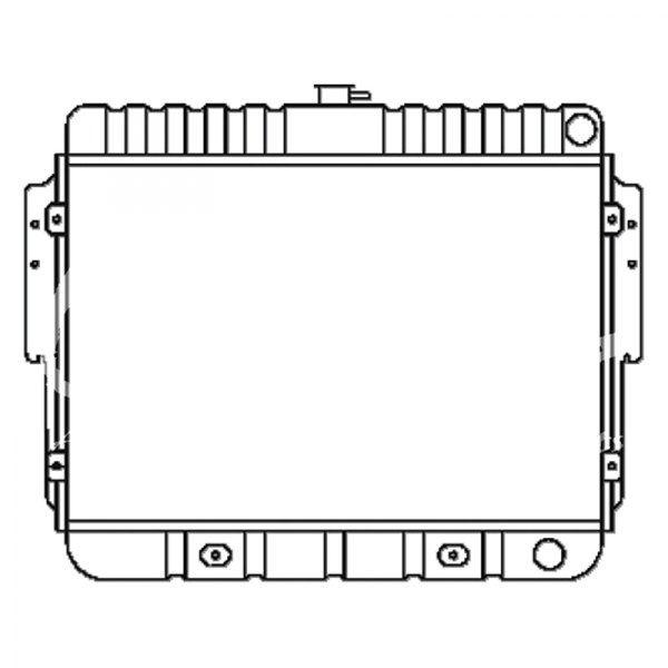 OSC Heat Transfer Products® - Downflow Engine Coolant Radiator