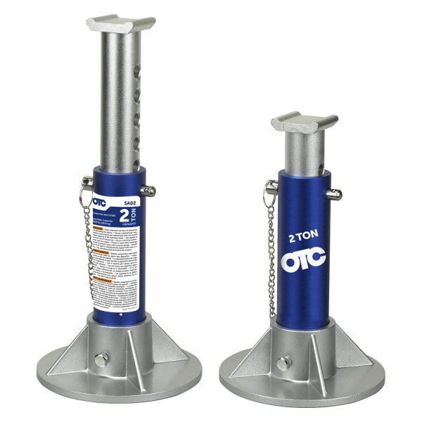 OTC® - 2-piece 2 t Aluminum Pin Type Jack Stand Set