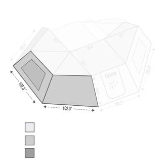 Overland® - Awning Side Wall for 270° Nomadic Awning