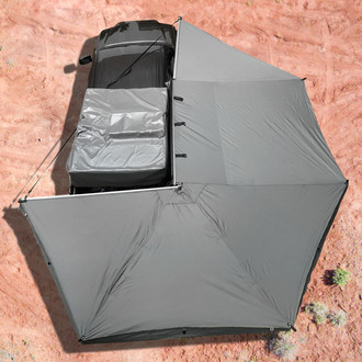 Overland® - Passenger Side 270° Nomadic Dark Gray Awning