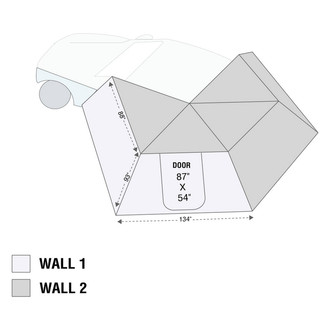 Overland® - Side Wall for Nomadic 270 LT Awning