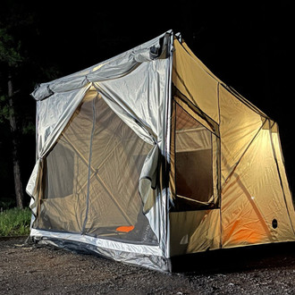 Overland® - Quick Deploying Gray Ground Tent