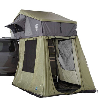 Overland® - HD Nomadic 4 Extended Soft Shell Roof Top Tent and Annex Combo