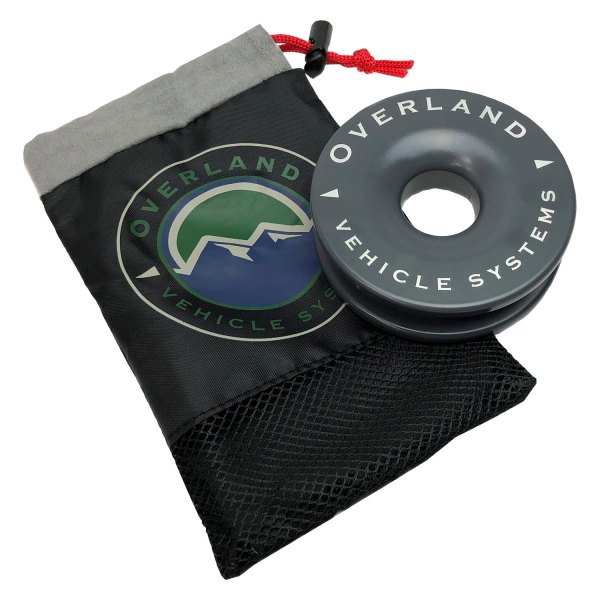 Overland® - 4" Gray Recovery Ring with Storage Bag