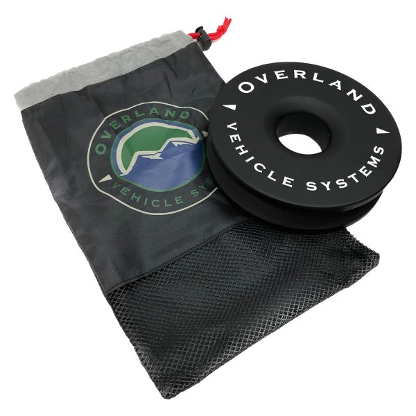Overland® - 6.25" Black Recovery Ring with Storage Bag