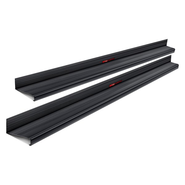 Owens® - 6.5" ClassicPro Series Cab Length Black Running Boards