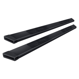 Owens® - 5.75" Fusion Series Cab Length Black Oval Side Steps