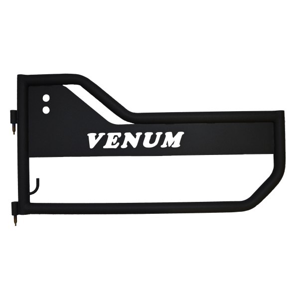 Owens® - Venum Textured Black Powder Coat Aluminum Front Tubular Doors