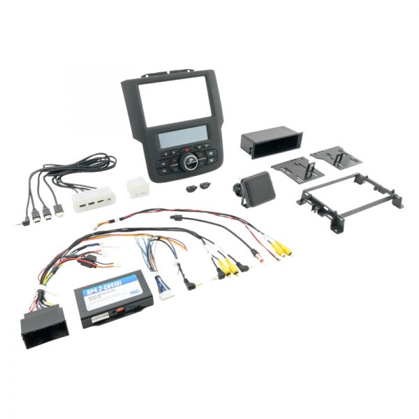 PAC® - Double DIN Black Stereo Dash Multi Kit with Integrated Climate Controls
