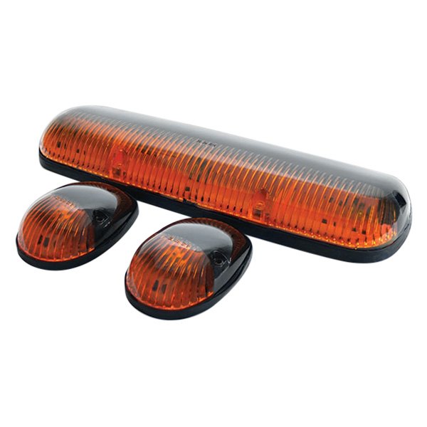 Pacer Performance® - Black/Amber Factory Style Cab Roof Lights Kit