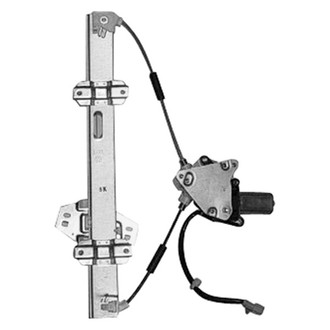 Pacific Best® - Front Driver Side Power Window Regulator and Motor Assembly