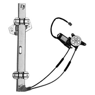 Pacific Best® - Front Passenger Side Power Window Regulator and Motor Assembly