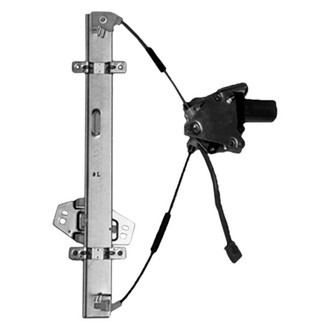 Pacific Best® - Front Driver Side Power Window Regulator and Motor Assembly