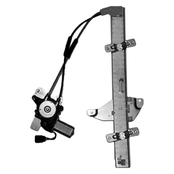 Pacific Best® - Front Passenger Side Power Window Regulator and Motor Assembly