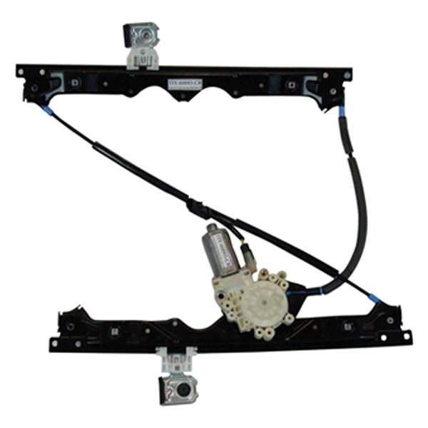 Pacific Best® - Front Passenger Side Power Window Regulator and Motor Assembly