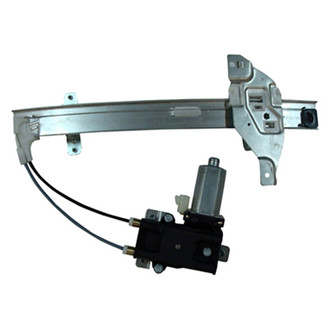 Pacific Best® - Rear Driver Side Power Window Regulator and Motor Assembly