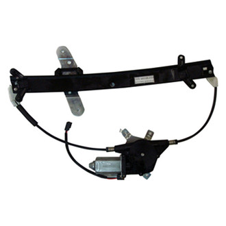 Pacific Best® - Front Passenger Side Power Window Regulator and Motor Assembly
