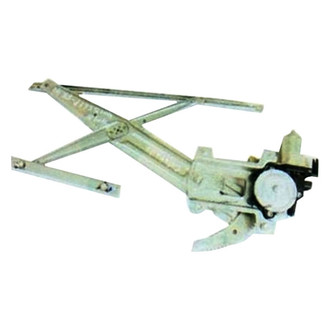 Pacific Best® - Front Passenger Side Power Window Regulator and Motor Assembly
