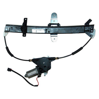 Pacific Best® - Rear Driver Side Power Window Regulator and Motor Assembly