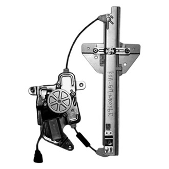Pacific Best® - Rear Passenger Side Power Window Regulator and Motor Assembly