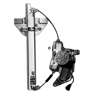 Pacific Best® - Rear Driver Side Power Window Regulator and Motor Assembly