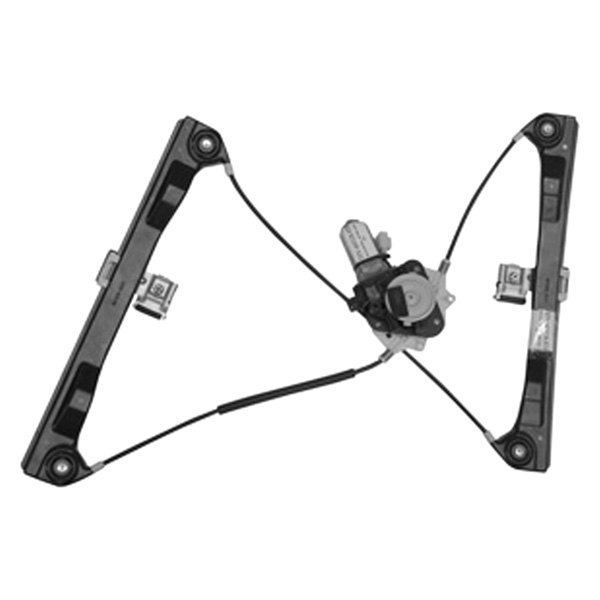 Pacific Best® - Front Passenger Side Power Window Regulator and Motor Assembly