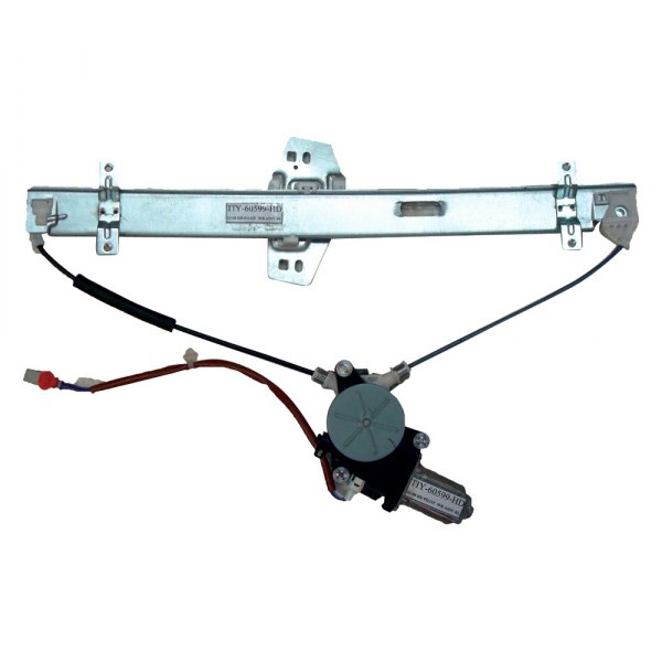 Pacific Best® - Rear Driver Side Power Window Regulator and Motor Assembly