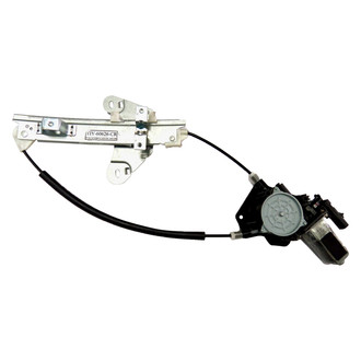 Pacific Best® - Rear Passenger Side Power Window Regulator and Motor Assembly