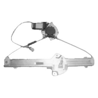 Pacific Best® - Front Passenger Side Power Window Regulator and Motor Assembly