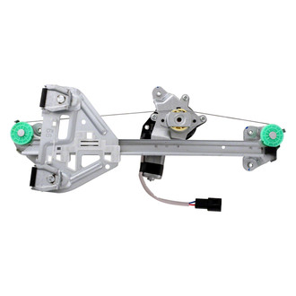 Pacific Best® - Rear Passenger Side Power Window Regulator and Motor Assembly