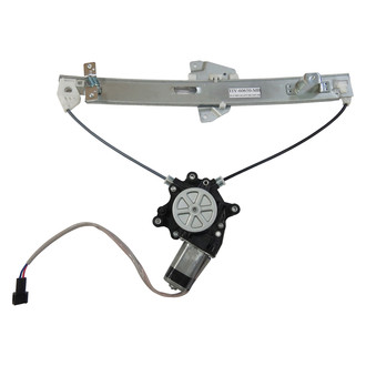 Pacific Best® - Rear Passenger Side Power Window Regulator and Motor Assembly
