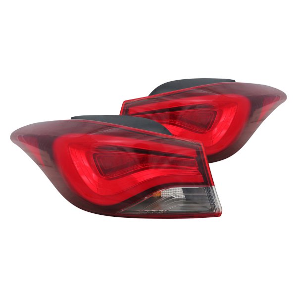 Pacific Best® - Black Factory Replacement Tail Lights