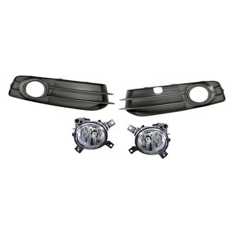 Pacific Best® - 4-Piece (Driver and Passenger Side Fog Light, Front Inner and Outer Fog Light Bezel) (Standard Line)