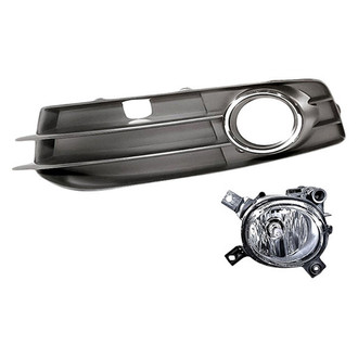 Pacific Best® - 2-Piece (Driver Side Fog Light, Front Driver Side Fog Light Bezel) (Standard Line)