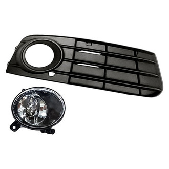 Pacific Best® - 2-Piece (Passenger Side Fog Light, Front Passenger Side Fog Light Bezel) (Standard Line)