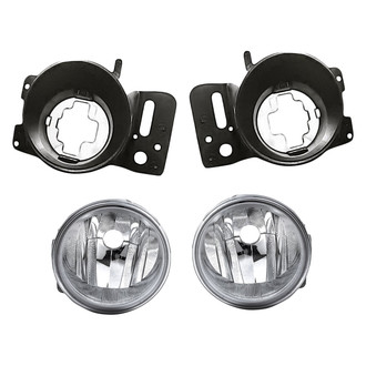 Pacific Best® - 4-Piece (Driver and Passenger Side Fog Light, Front Inner and Outer Fog Light Bracket) (Standard Line)