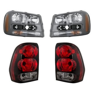 Pacific Best® - 4-Piece Kit (Driver and Passenger Side Headlights, Driver and Passenger Side Tail Lights) (Standard Line)