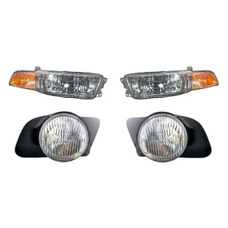 Pacific Best® - 4-Piece Kit (Driver and Passenger Side Headlights, Driver and Passenger Side Fog Lights) (Standard Line)
