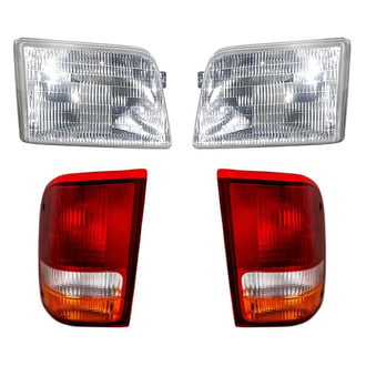 Pacific Best® - 4-Piece Kit (Driver and Passenger Side Headlights, Driver and Passenger Side Tail Lights) (Standard Line)