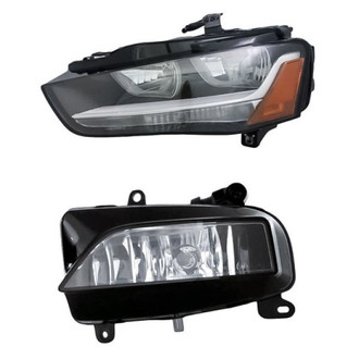 Pacific Best® - 2-Piece Kit (Driver Side Headlight, Driver Side Fog Light) (Standard Line)