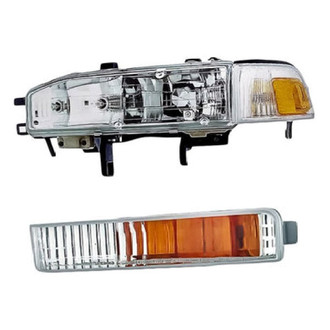 Pacific Best® - 2-Piece Kit (Driver Side Headlight, Driver Side Turn Signal/Parking Light) (Standard Line)