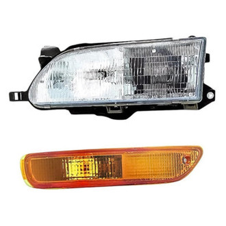 Pacific Best® - 2-Piece Kit (Driver Side Headlight, Driver Side Turn Signal/Parking Light) (Standard Line)
