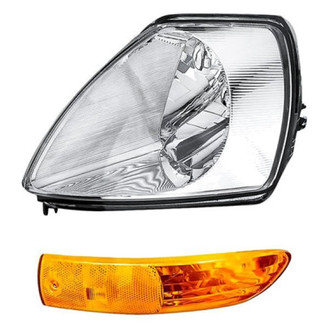 Pacific Best® - 2-Piece Kit (Driver Side Headlight, Driver Side Turn Signal/Parking Light) (Standard Line)
