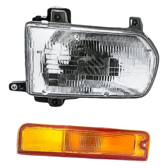 Pacific Best® - 2-Piece Kit (Passenger Side Headlight, Passenger Side Turn Signal/Parking Light) (Standard Line)